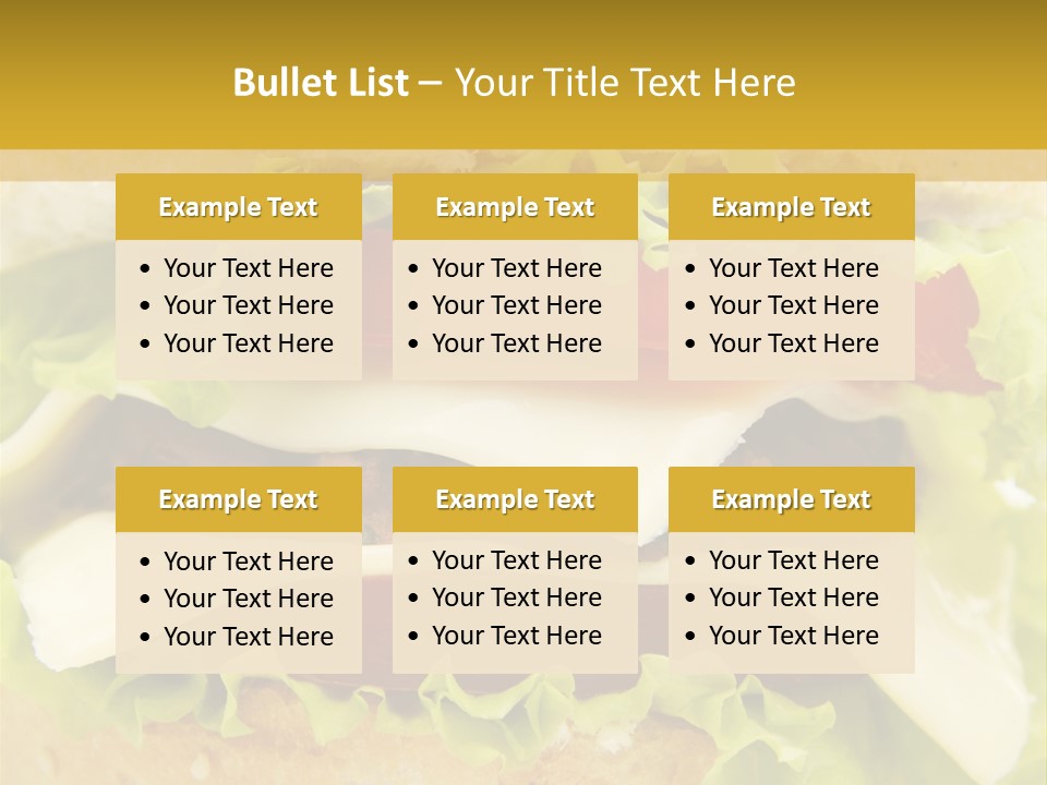 Bun Cuisine Juicy PowerPoint Template