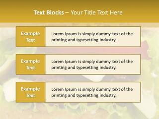 Bun Cuisine Juicy PowerPoint Template