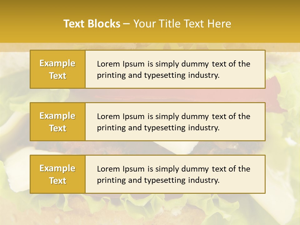 Bun Cuisine Juicy PowerPoint Template