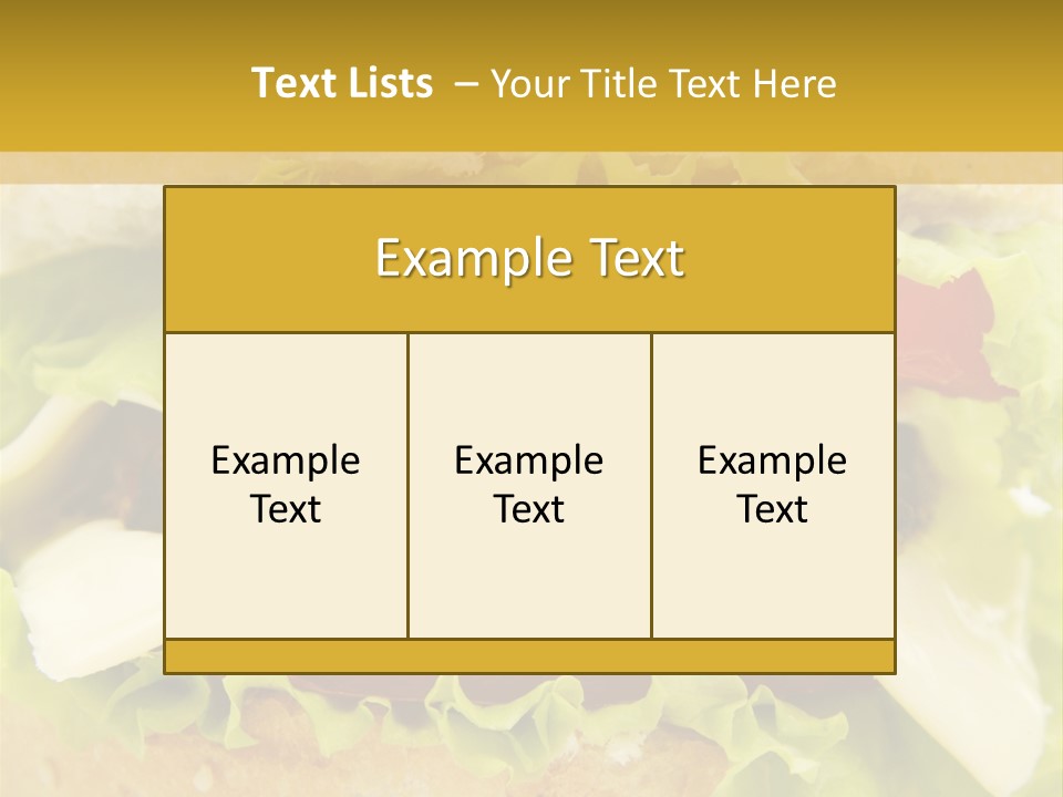 Bun Cuisine Juicy PowerPoint Template