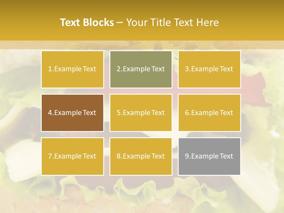 Bun Cuisine Juicy PowerPoint Template