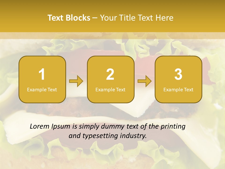 Bun Cuisine Juicy PowerPoint Template