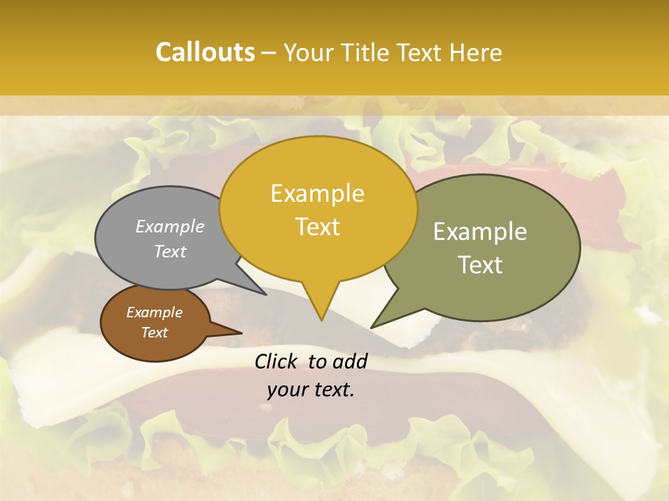 Bun Cuisine Juicy PowerPoint Template