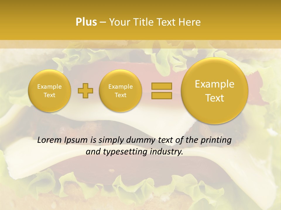 Bun Cuisine Juicy PowerPoint Template