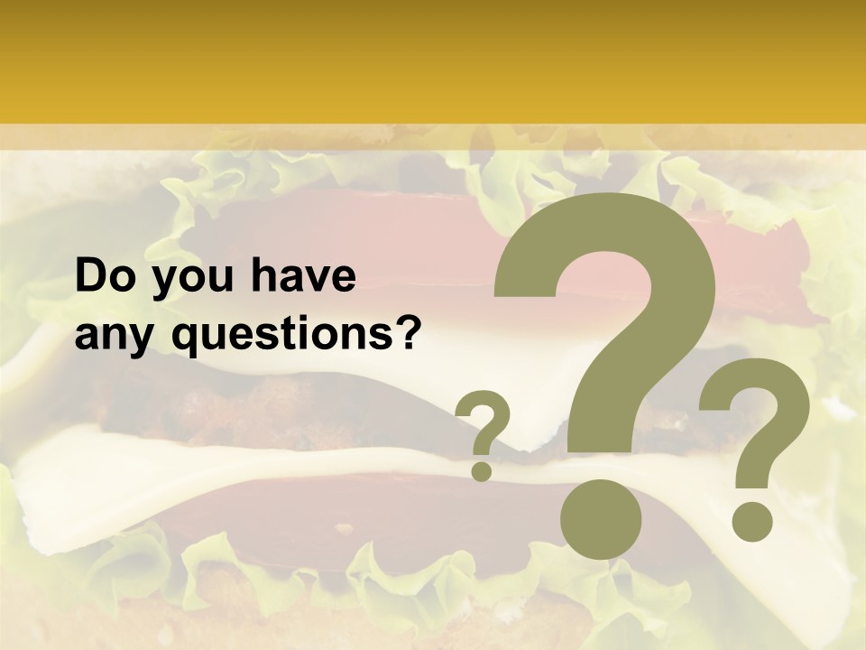 Bun Cuisine Juicy PowerPoint Template