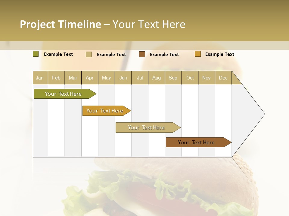 Unhealthy American Dinner PowerPoint Template