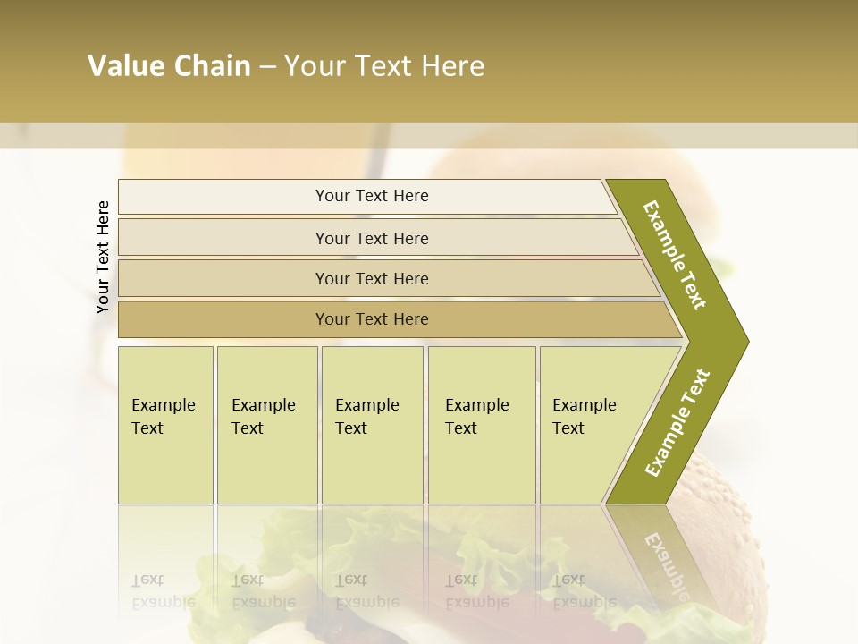 Unhealthy American Dinner PowerPoint Template
