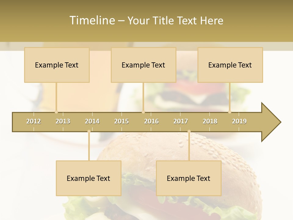 Unhealthy American Dinner PowerPoint Template