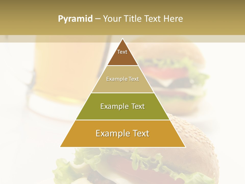 Unhealthy American Dinner PowerPoint Template