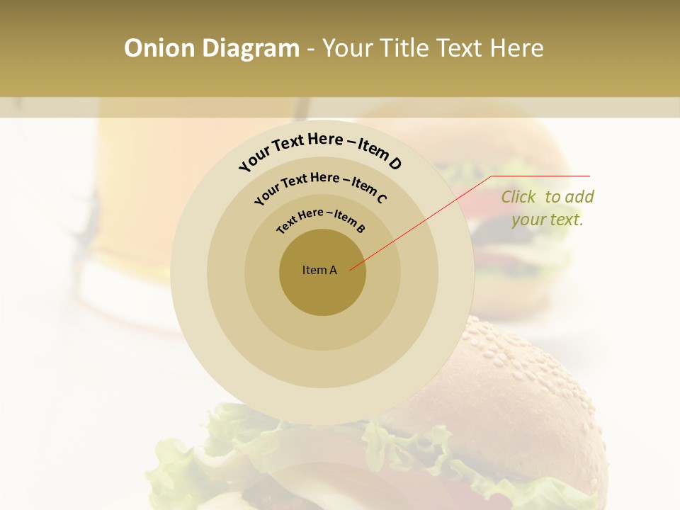 Unhealthy American Dinner PowerPoint Template