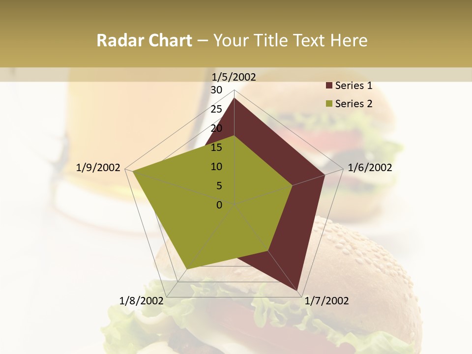 Unhealthy American Dinner PowerPoint Template