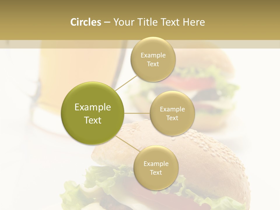 Unhealthy American Dinner PowerPoint Template