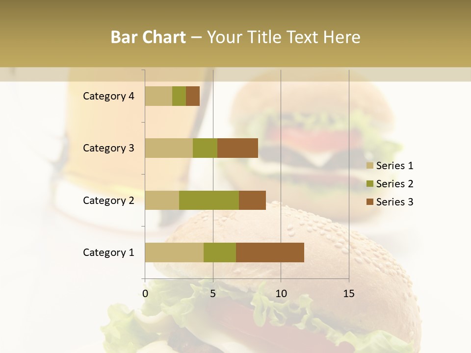 Unhealthy American Dinner PowerPoint Template