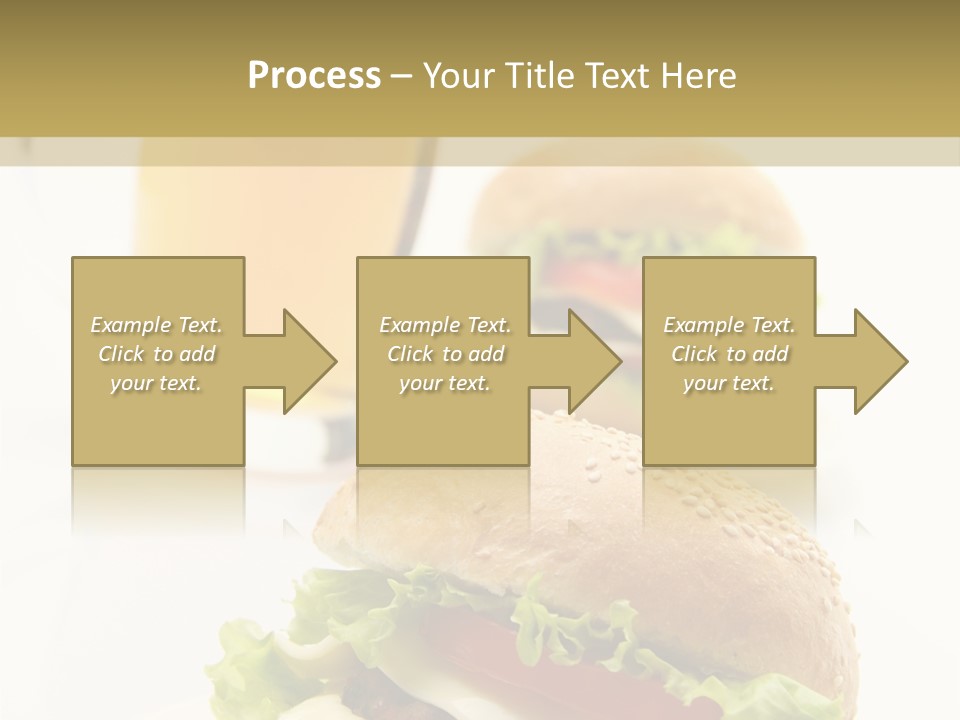 Unhealthy American Dinner PowerPoint Template
