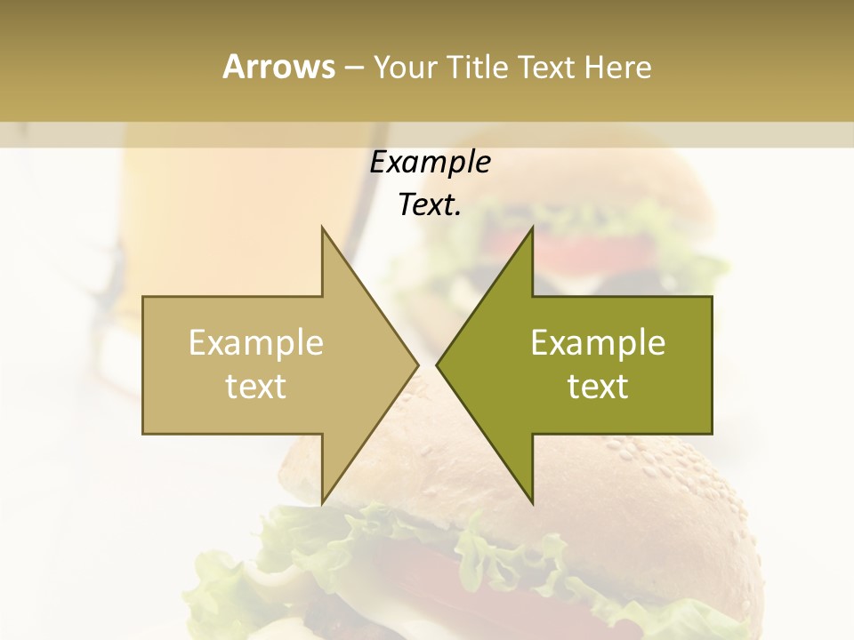Unhealthy American Dinner PowerPoint Template