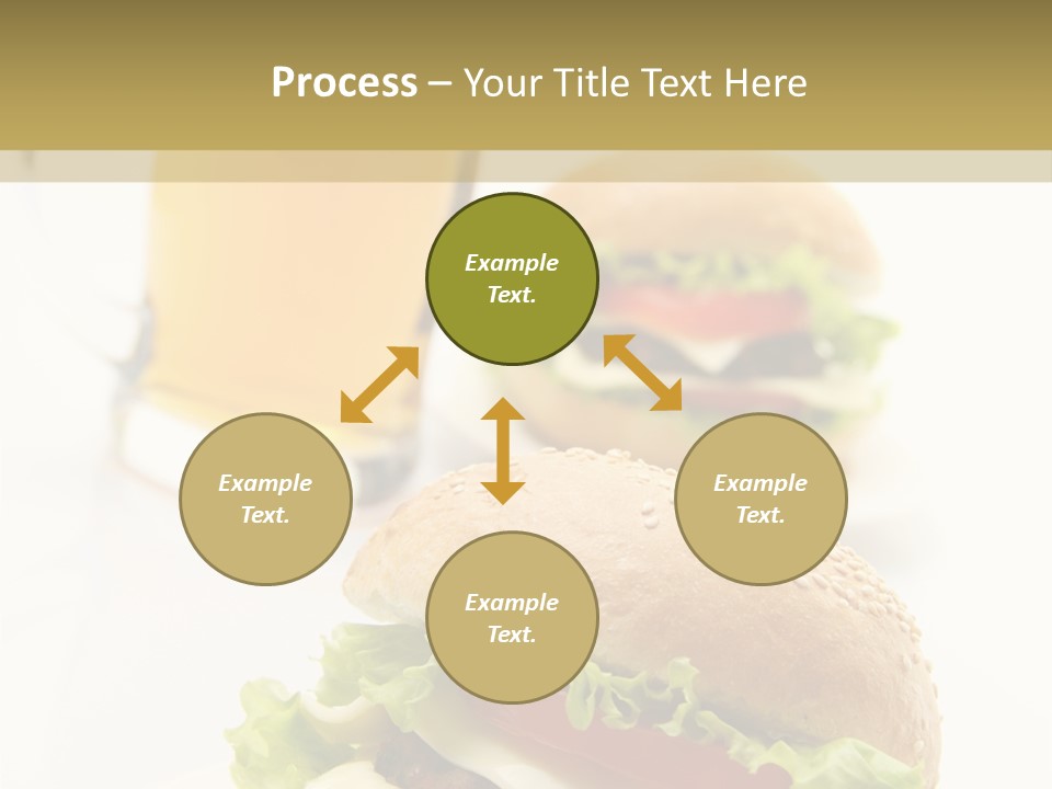 Unhealthy American Dinner PowerPoint Template