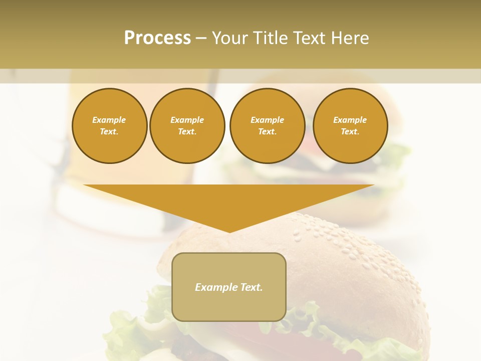 Unhealthy American Dinner PowerPoint Template