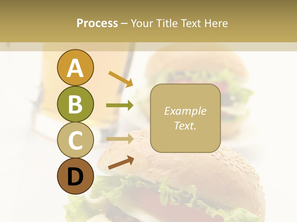 Unhealthy American Dinner PowerPoint Template