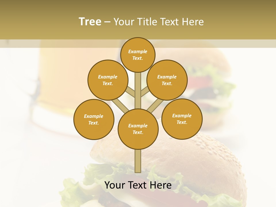 Unhealthy American Dinner PowerPoint Template