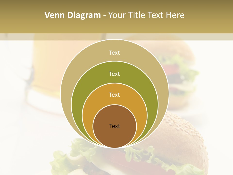 Unhealthy American Dinner PowerPoint Template