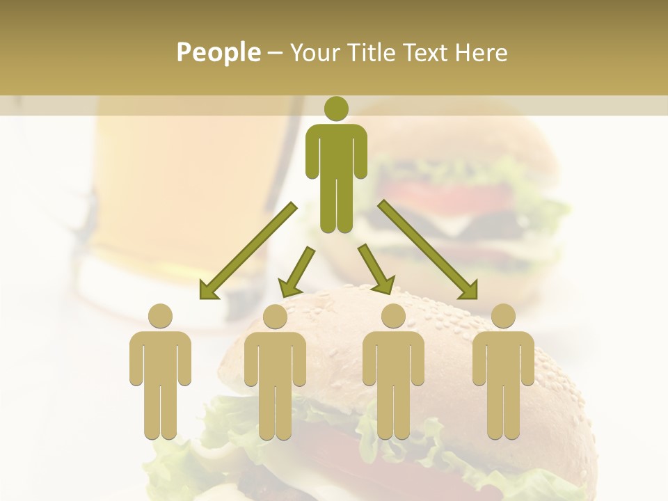 Unhealthy American Dinner PowerPoint Template