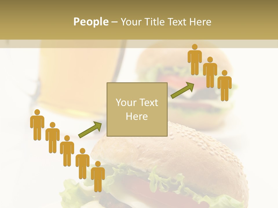 Unhealthy American Dinner PowerPoint Template