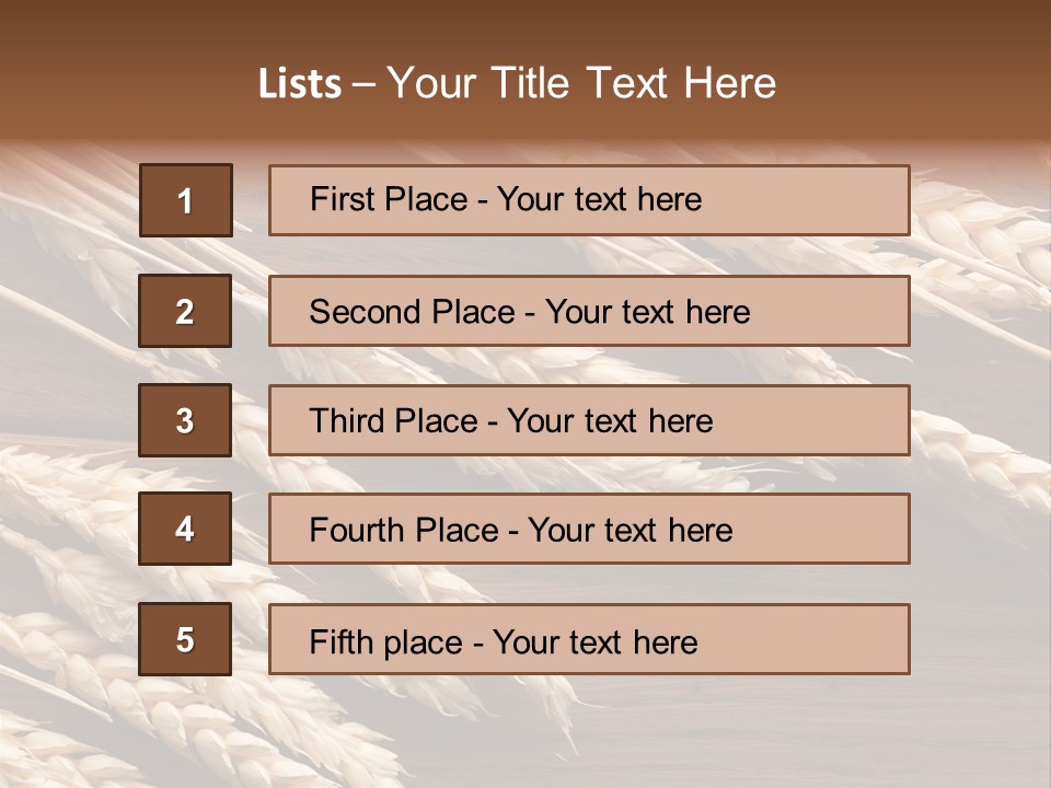 Board Landscape Organic PowerPoint Template