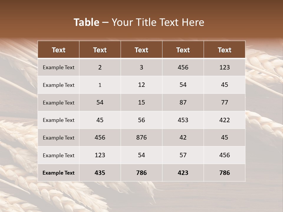 Board Landscape Organic PowerPoint Template