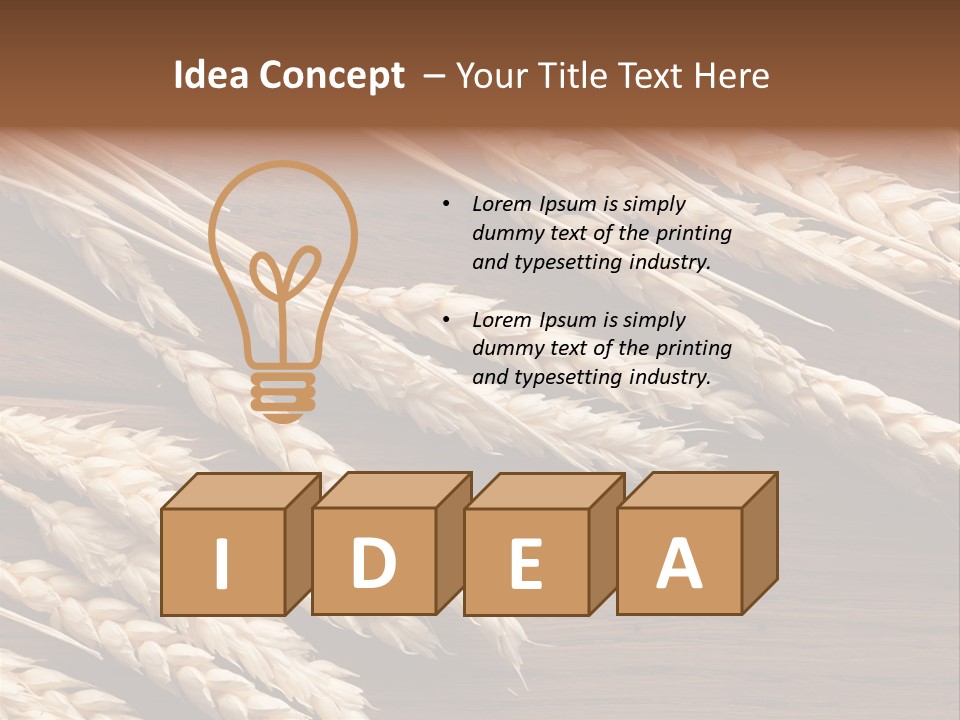 Board Landscape Organic PowerPoint Template