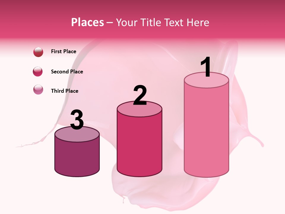 White Abstract Paintbrush PowerPoint Template