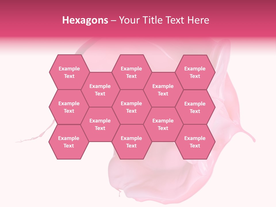 White Abstract Paintbrush PowerPoint Template