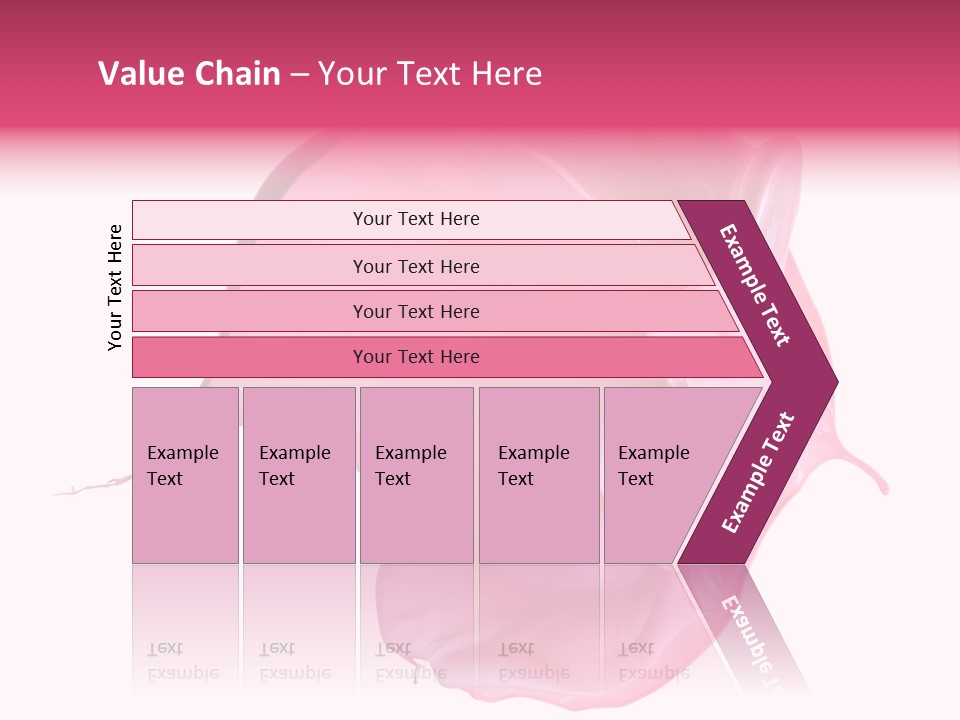 White Abstract Paintbrush PowerPoint Template