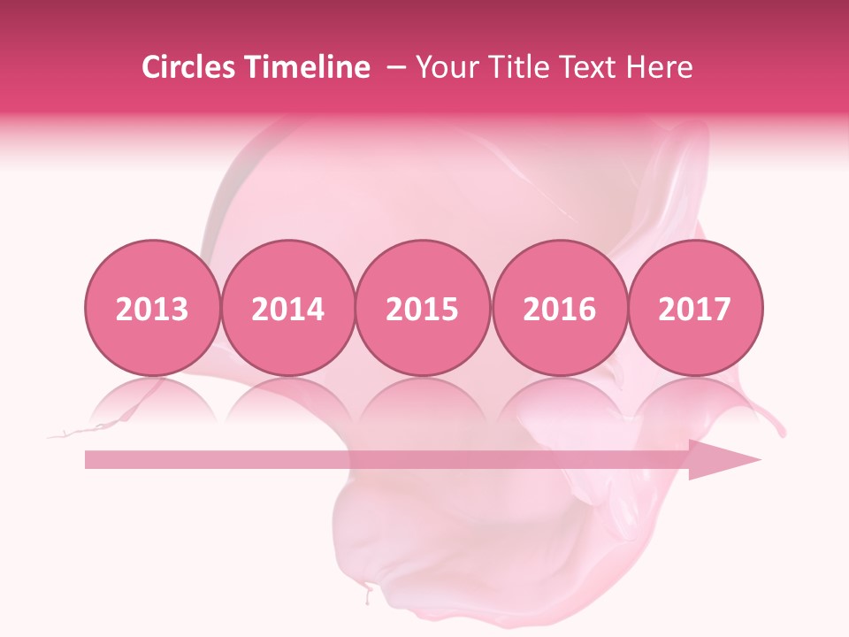 White Abstract Paintbrush PowerPoint Template