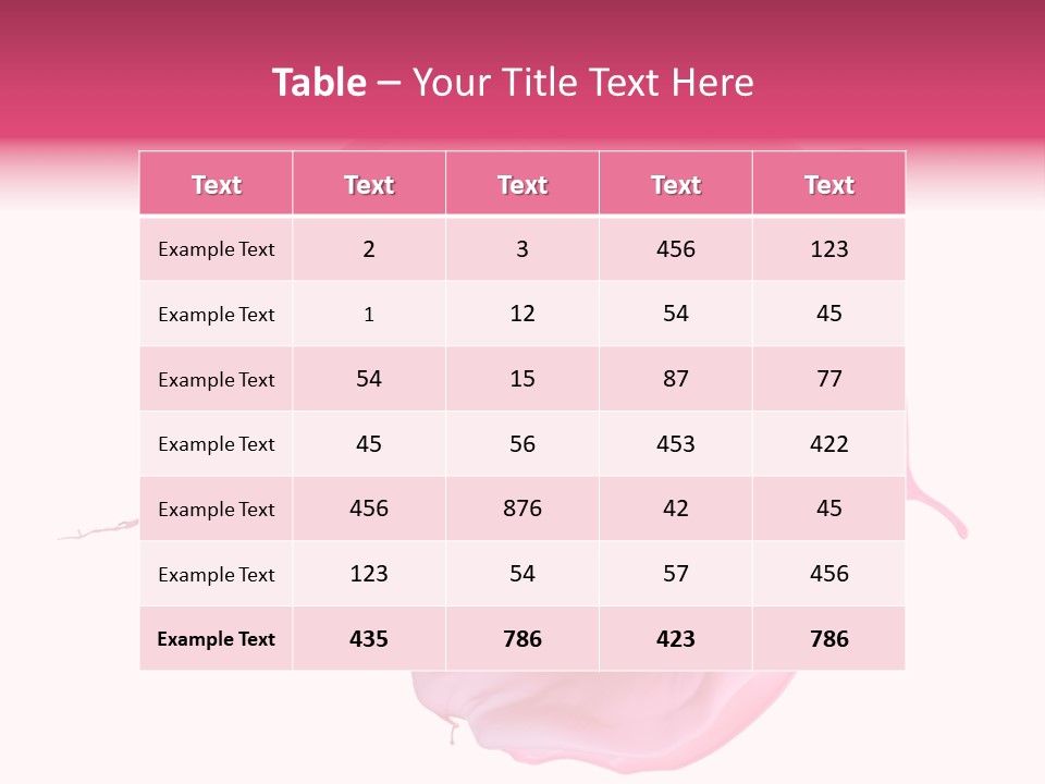 White Abstract Paintbrush PowerPoint Template