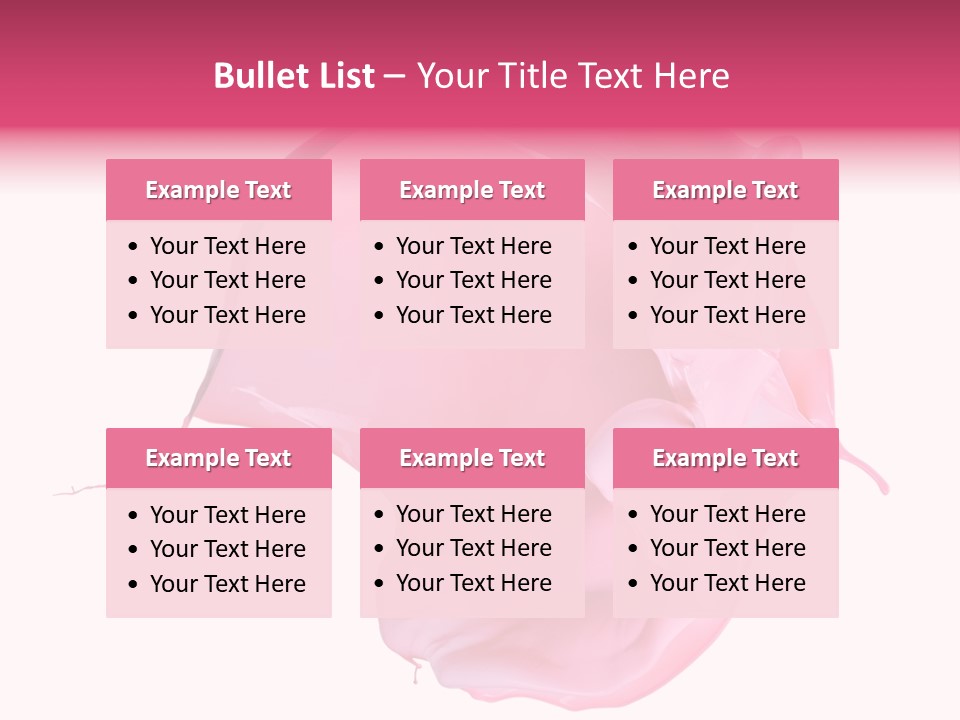 White Abstract Paintbrush PowerPoint Template