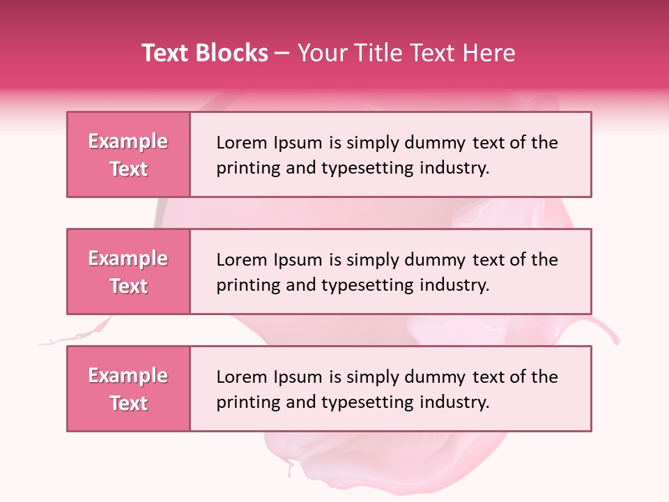 White Abstract Paintbrush PowerPoint Template