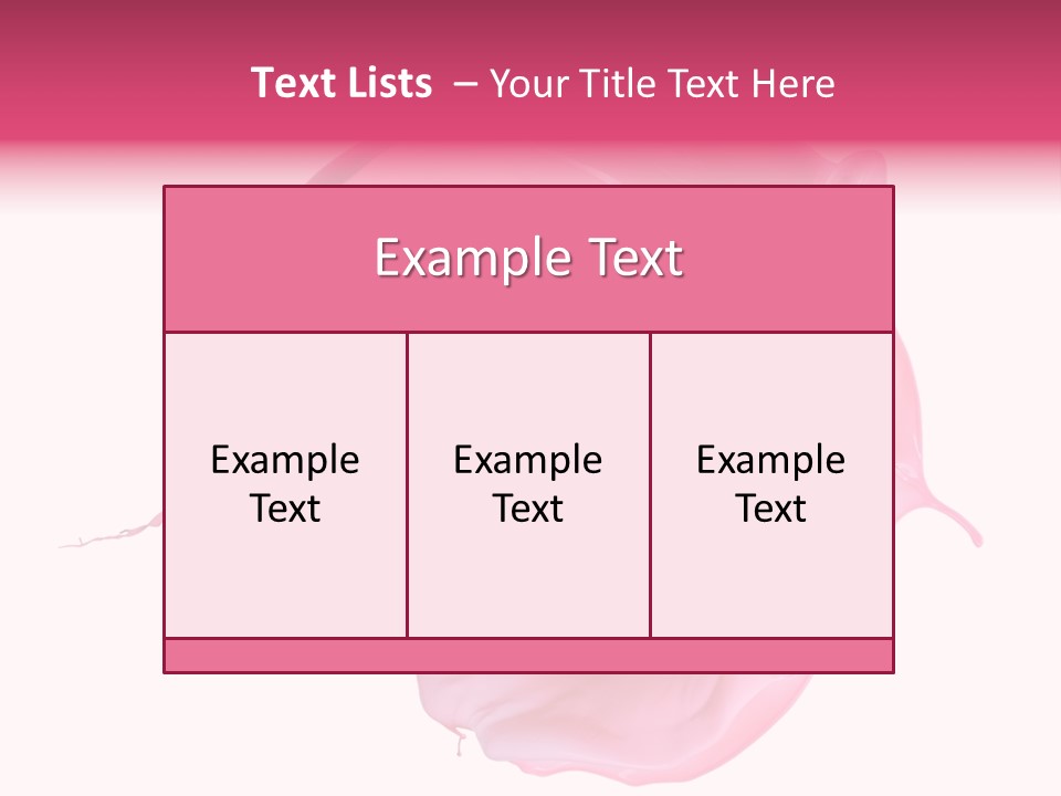 White Abstract Paintbrush PowerPoint Template