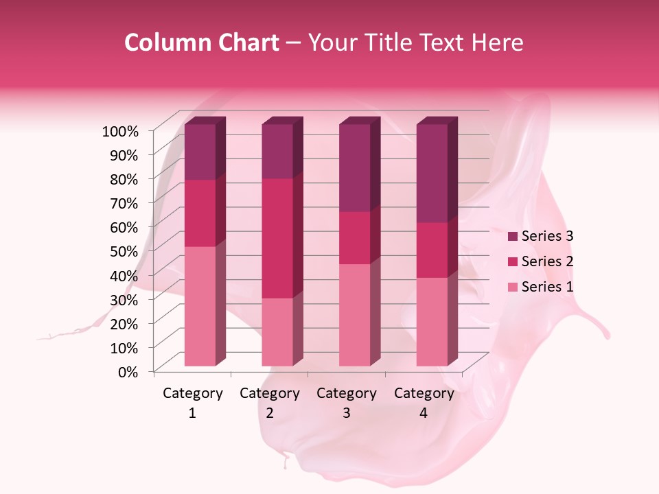 White Abstract Paintbrush PowerPoint Template