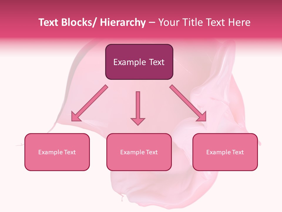 White Abstract Paintbrush PowerPoint Template
