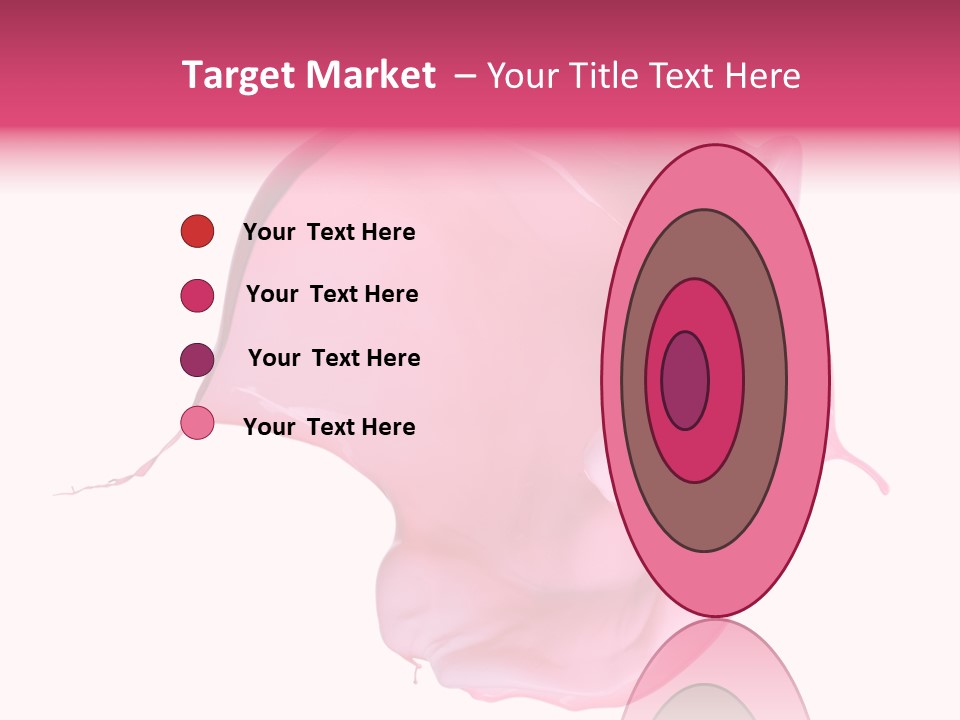 White Abstract Paintbrush PowerPoint Template