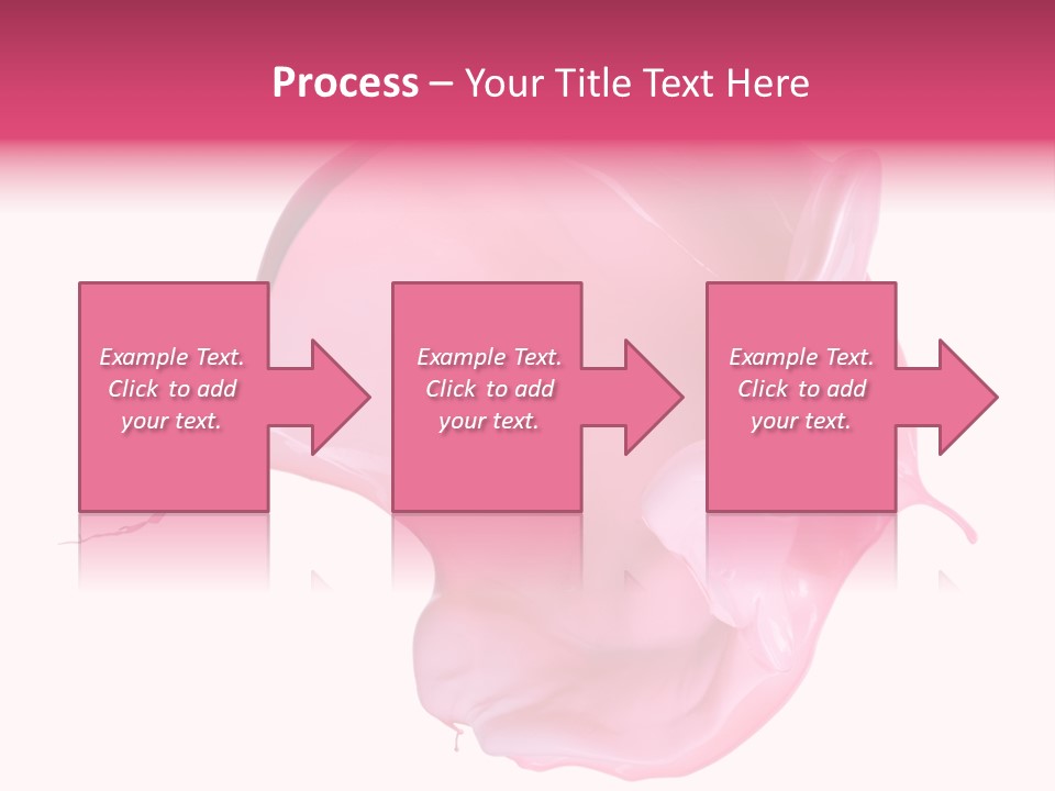 White Abstract Paintbrush PowerPoint Template