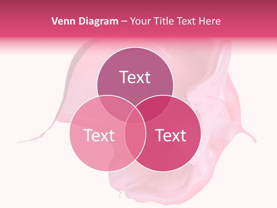 White Abstract Paintbrush PowerPoint Template