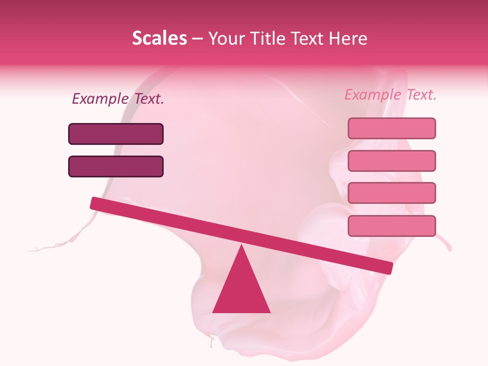 White Abstract Paintbrush PowerPoint Template