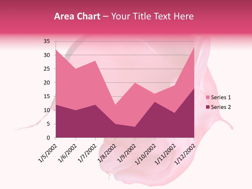 White Abstract Paintbrush PowerPoint Template