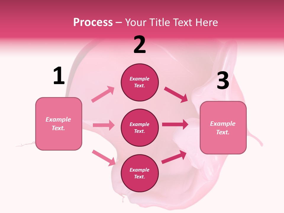 White Abstract Paintbrush PowerPoint Template