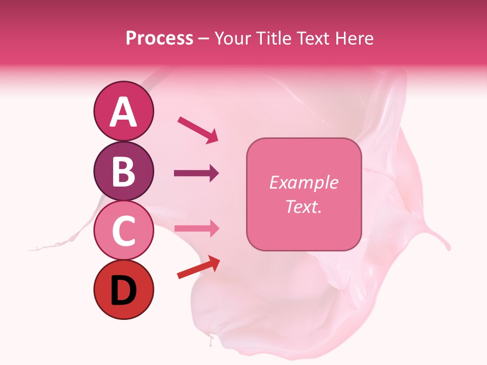 White Abstract Paintbrush PowerPoint Template