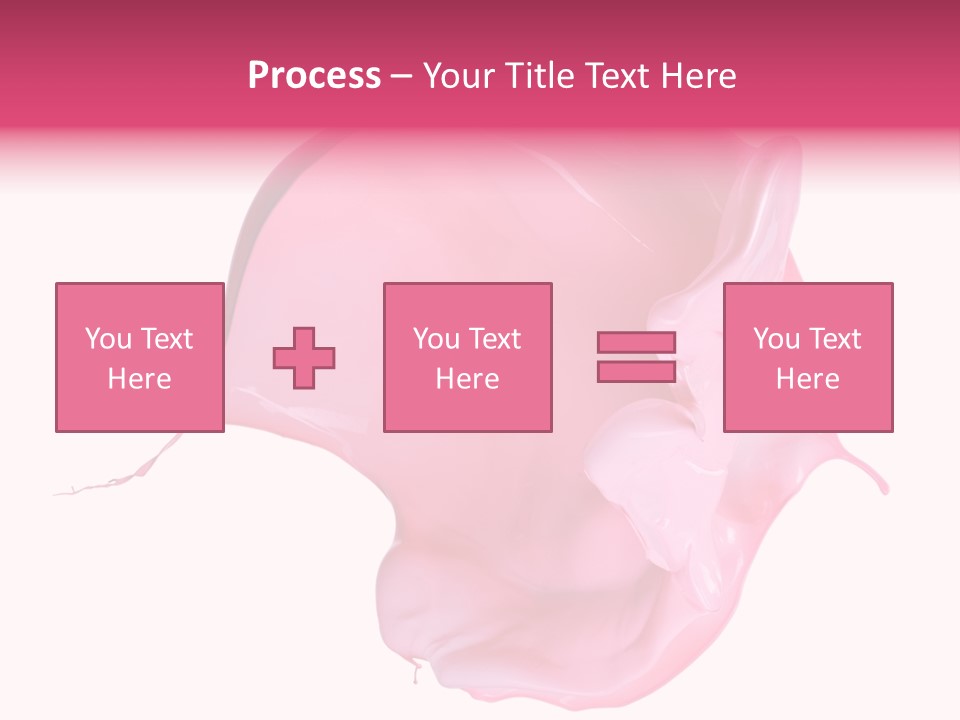 White Abstract Paintbrush PowerPoint Template