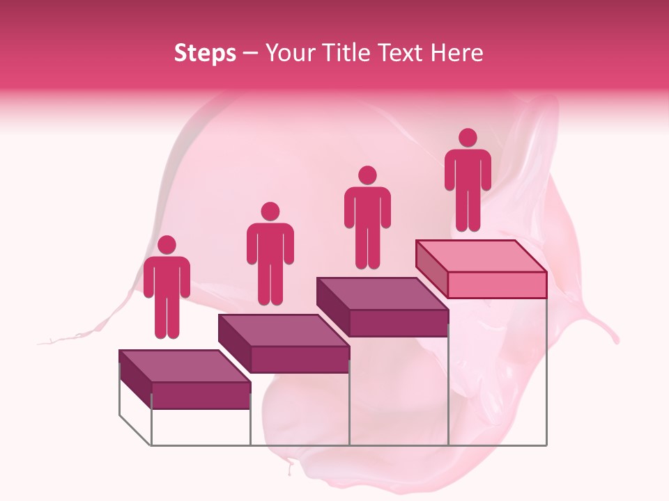 White Abstract Paintbrush PowerPoint Template