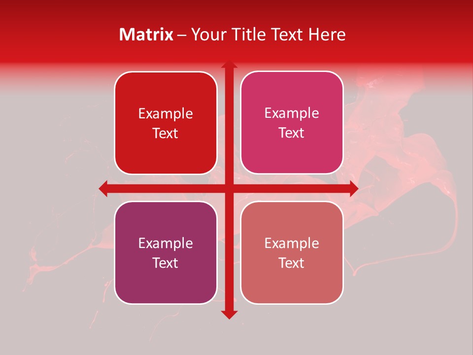 Black Hand Brush PowerPoint Template