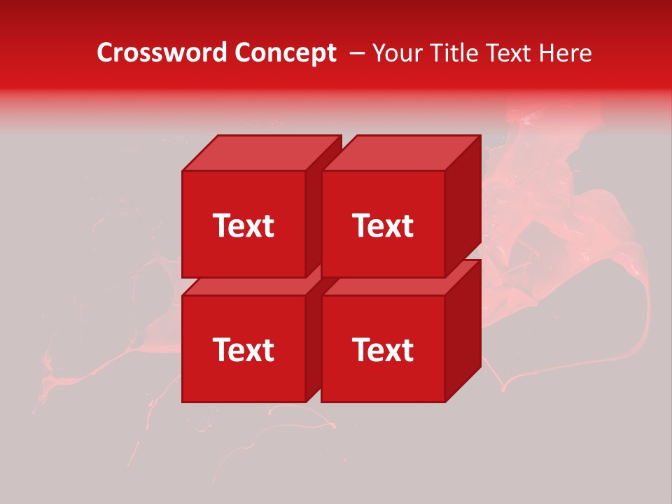 Black Hand Brush PowerPoint Template
